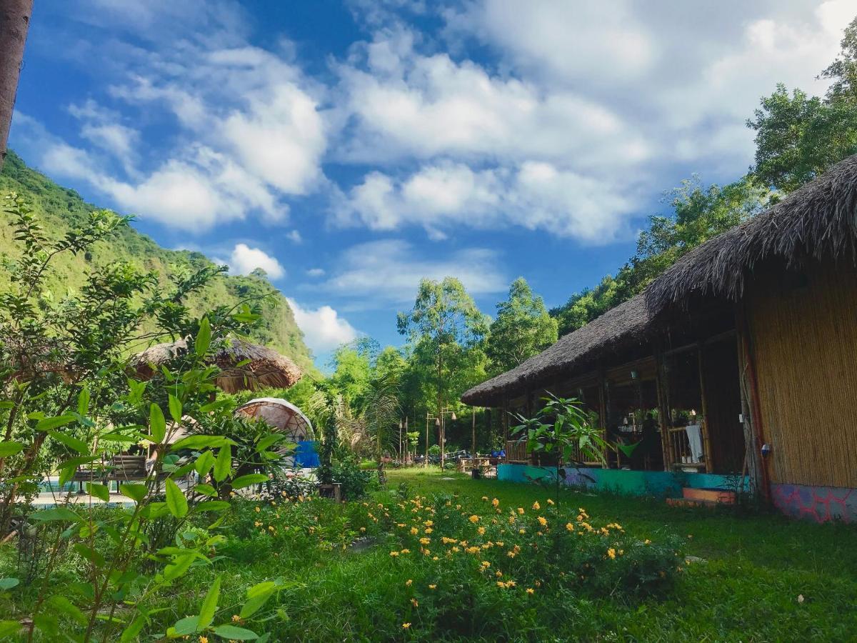 Woodstock Jungle Camp Hostel Hien Hao Buitenkant foto