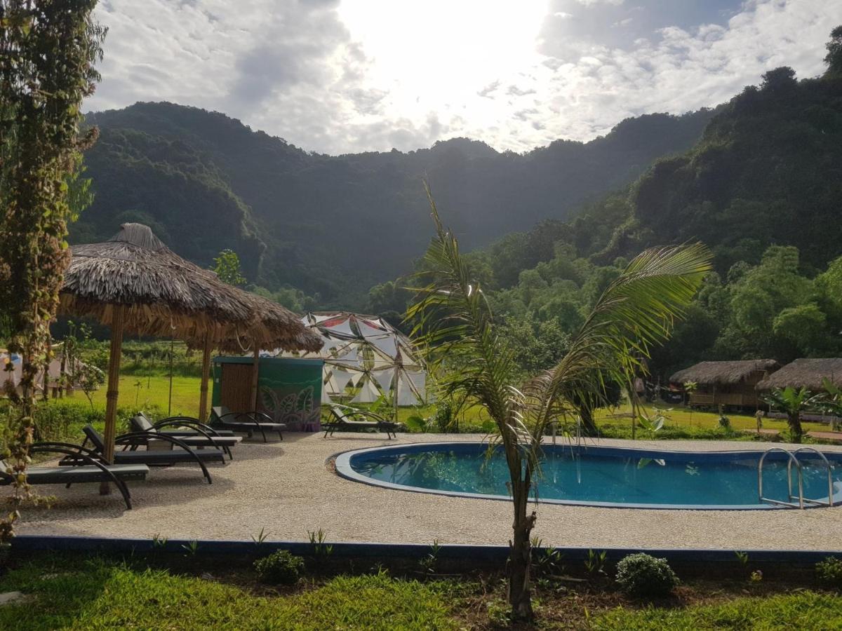 Woodstock Jungle Camp Hostel Hien Hao Buitenkant foto
