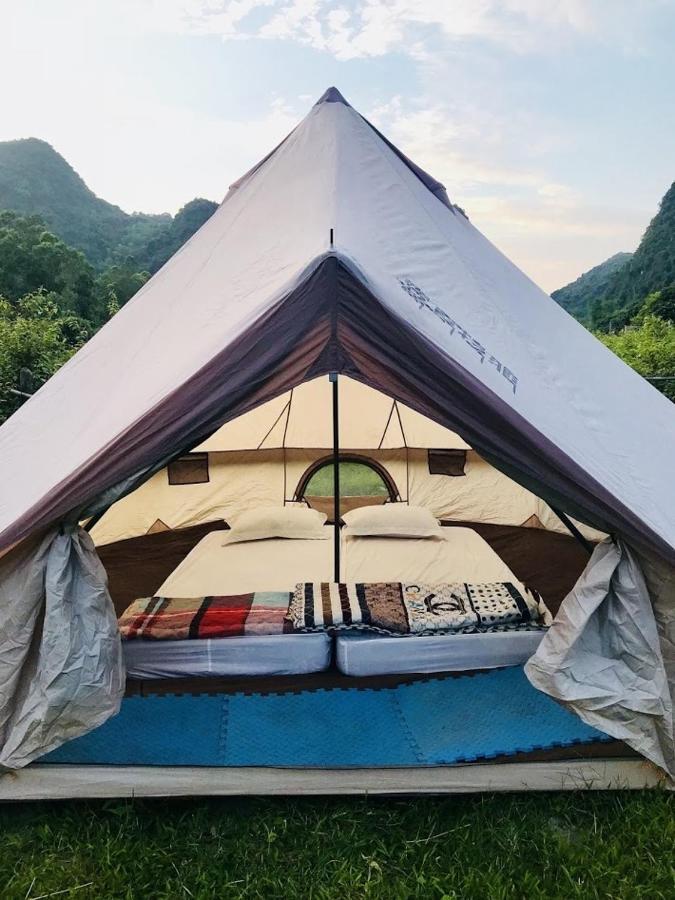 Woodstock Jungle Camp Hostel Hien Hao Buitenkant foto