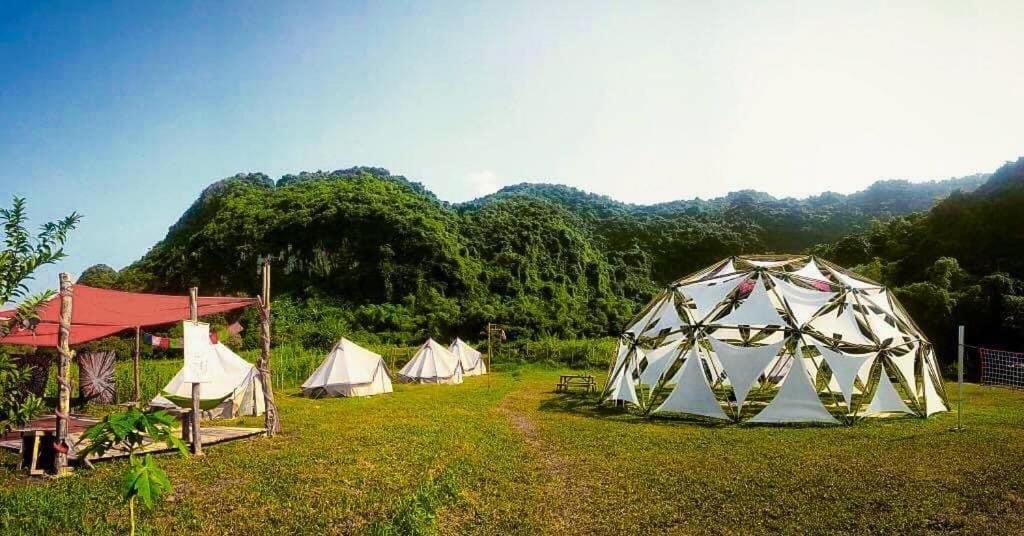 Woodstock Jungle Camp Hostel Hien Hao Buitenkant foto