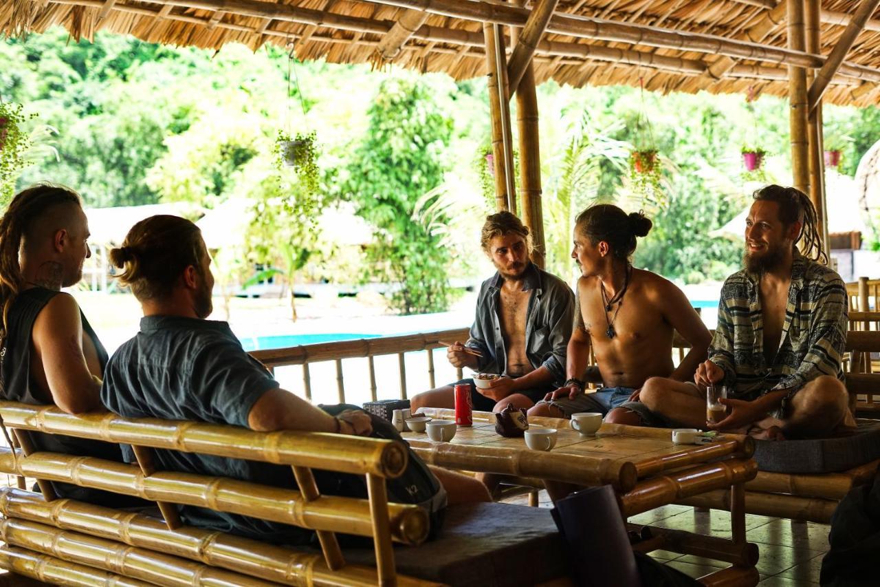 Woodstock Jungle Camp Hostel Hien Hao Buitenkant foto