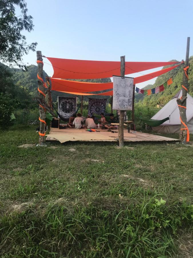 Woodstock Jungle Camp Hostel Hien Hao Buitenkant foto