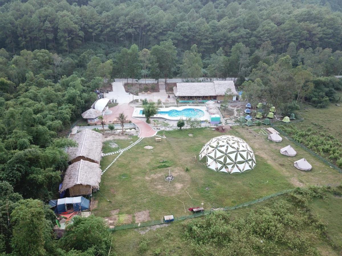 Woodstock Jungle Camp Hostel Hien Hao Buitenkant foto